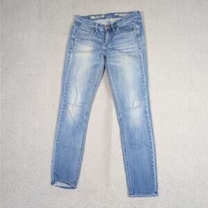 Madewell Jeans Women’s 27 Blue Light Wash Skinny Skinny Ankle Jeans